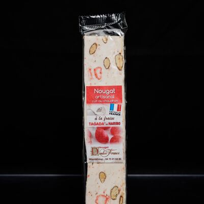 Barrita 100 g Turrón Blando con Fresa Tagada® de Haribo