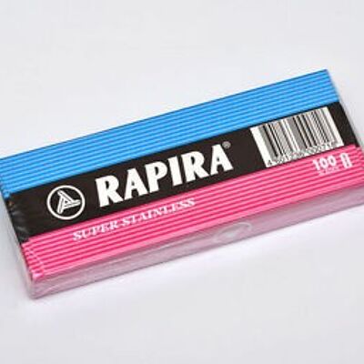 Rapira 100 Cuchillas de afeitar de seguridad