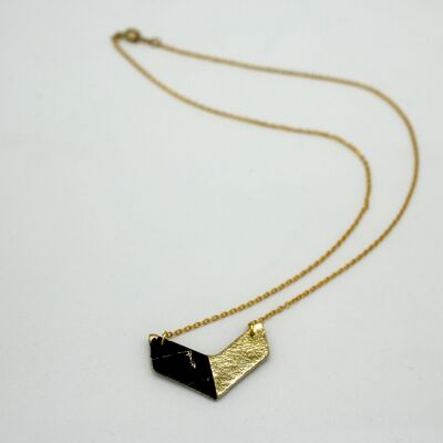 Victory Necklace - Cork & Gold