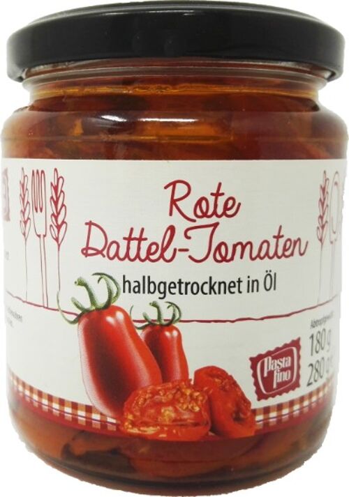 Rote halbgetrocknete Tomaten