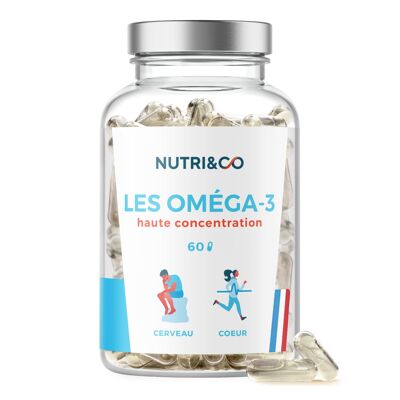 Les Oméga-3 60 gélules - Cerveau & Coeur