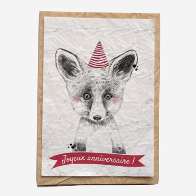 AN07D - Happy birthday - The fox