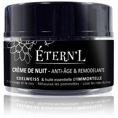 Anti-aging night cream for the face