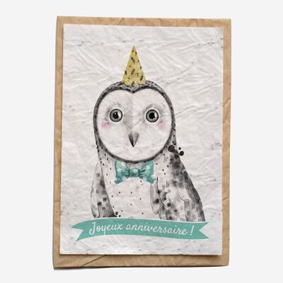 AN07E - Happy birthday - The owl