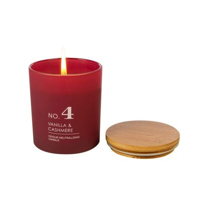 2 candele di vaniglia e cashmere