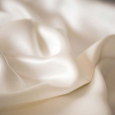 Ivory Silk Duvet Cover