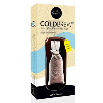 60 filtres à café COLDBREW + le Klick (20 cartons/plateau) 1