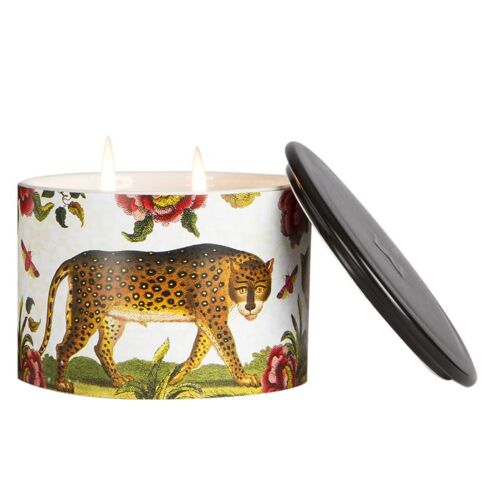 Tobacco Flower & Precious Amber Large Ceramic Candle