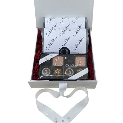 Coffret Cadeau Mariage Cloches de Mariage - Gris