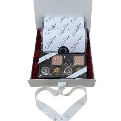 Caja de regalo de boda Campanas de boda - Estampado de cebra
