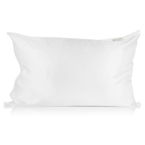 White King Size Silk Pillowcase