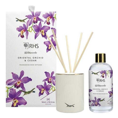Wax Lyrical RHS Wildscents Oriental Orchid & Cedar Reed Diffuser 250ml