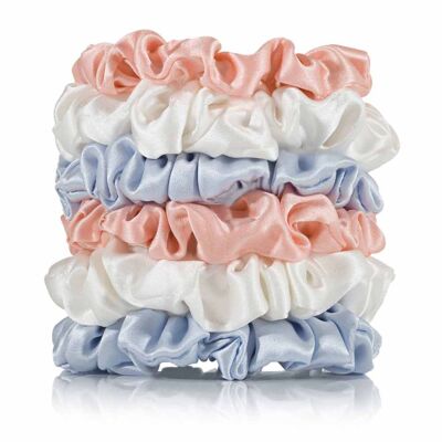 Helado Scrunchies de seda (6 flacos)