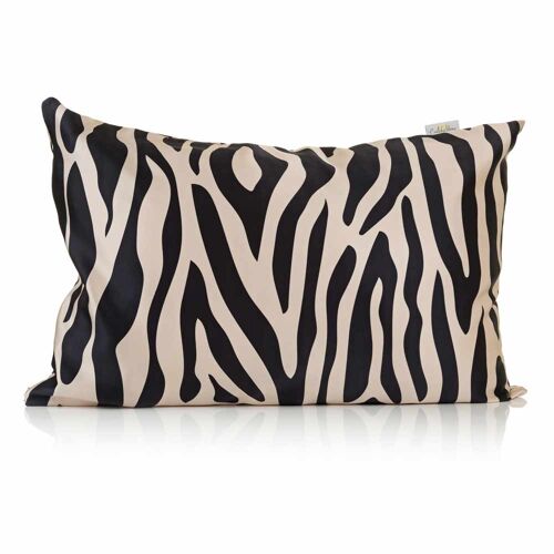 Zebra Print Silk Pillowcase