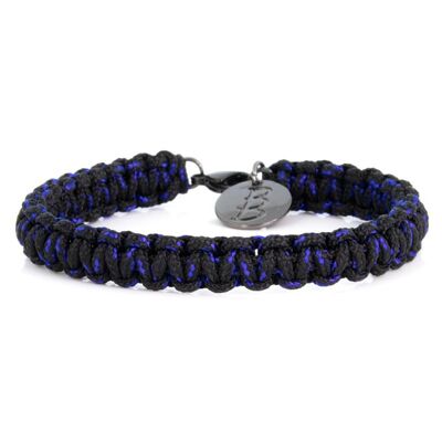 Mini cordon | Noir et bleu traditionnels