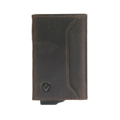 Card Case Plus Vintage Brown