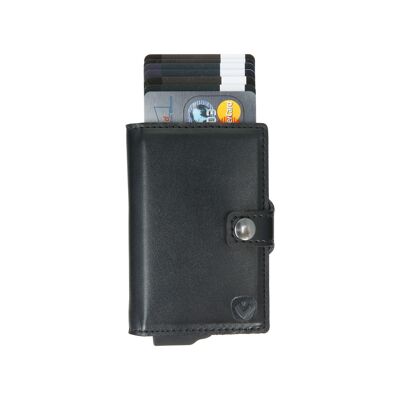 Kartenetui Plus Wallet Schwarz / Grau