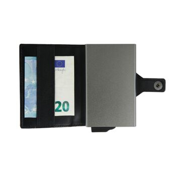 Portefeuille Card Case Plus Noir / Gris 4