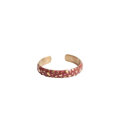 Fine anello Nouria - Email Terracotta