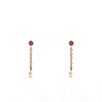 Sira dangling earrings - Email Terracotta