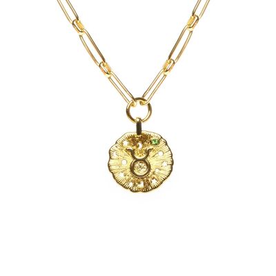 Astro Taurus chain necklace