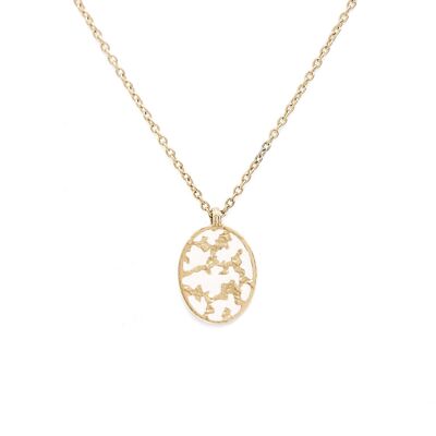 Chara Chain Necklace - White Enamel