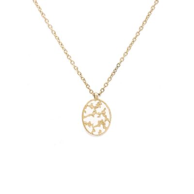 Avia Chain Necklace - White Enamel