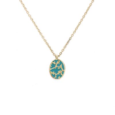 Avia Chain Necklace - Green Email