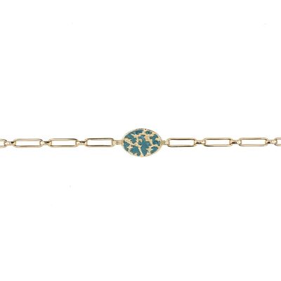 Bracciale Vega Chain - Smalto Verde