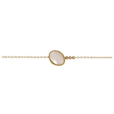 Hygie chain bracelet - Moonstone