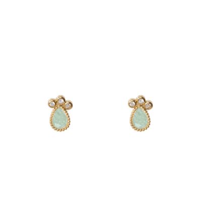 Venus Stud Earrings - Aventurine