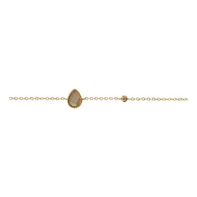 Uranie chain bracelet - Labradorite