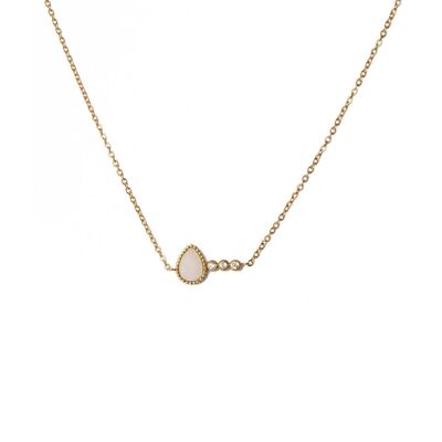 Tyche chain necklace - Moonstone