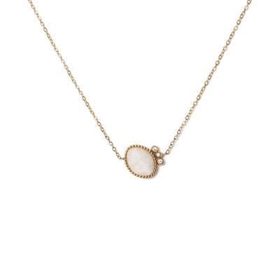 Trivia chain necklace - Moonstone