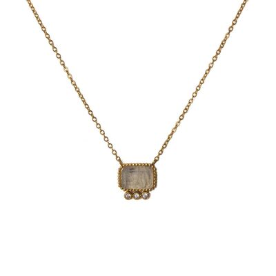 Thetis chain necklace - Labradorite
