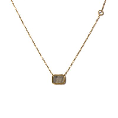 Themis chain necklace - Labradorite
