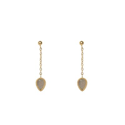 Hepa dangling earrings - Labradorite