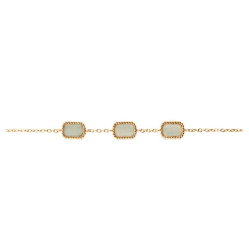 Bracelet chaîne Eurybie - Aventurine