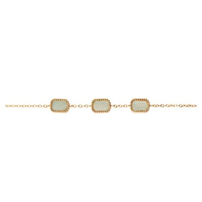 Bracelet chaîne Eurybie - Aventurine