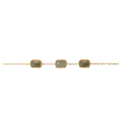 Eurybie chain bracelet - Labradorite