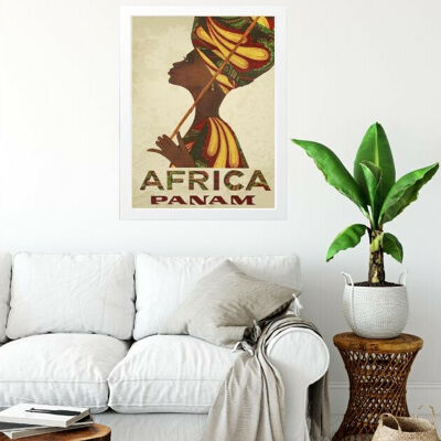 Cartel "África" - Pan American World Airways A4