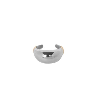 Large ring Iphelion - Mix Silver