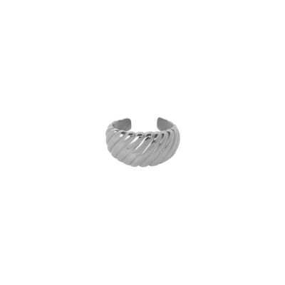 Wide ring Hydna - Silver