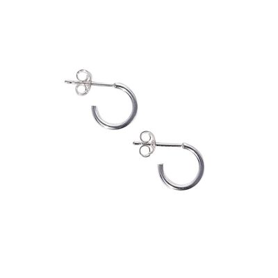 Small Huggie Hoop Earrings Sterling Silver – Set of all three