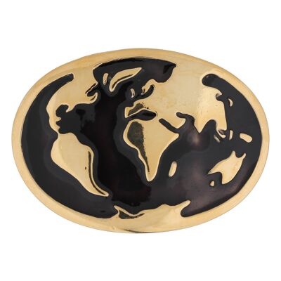 Belt buckle world black/gold