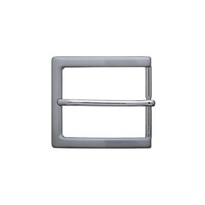 Half clasp square silver satin finish