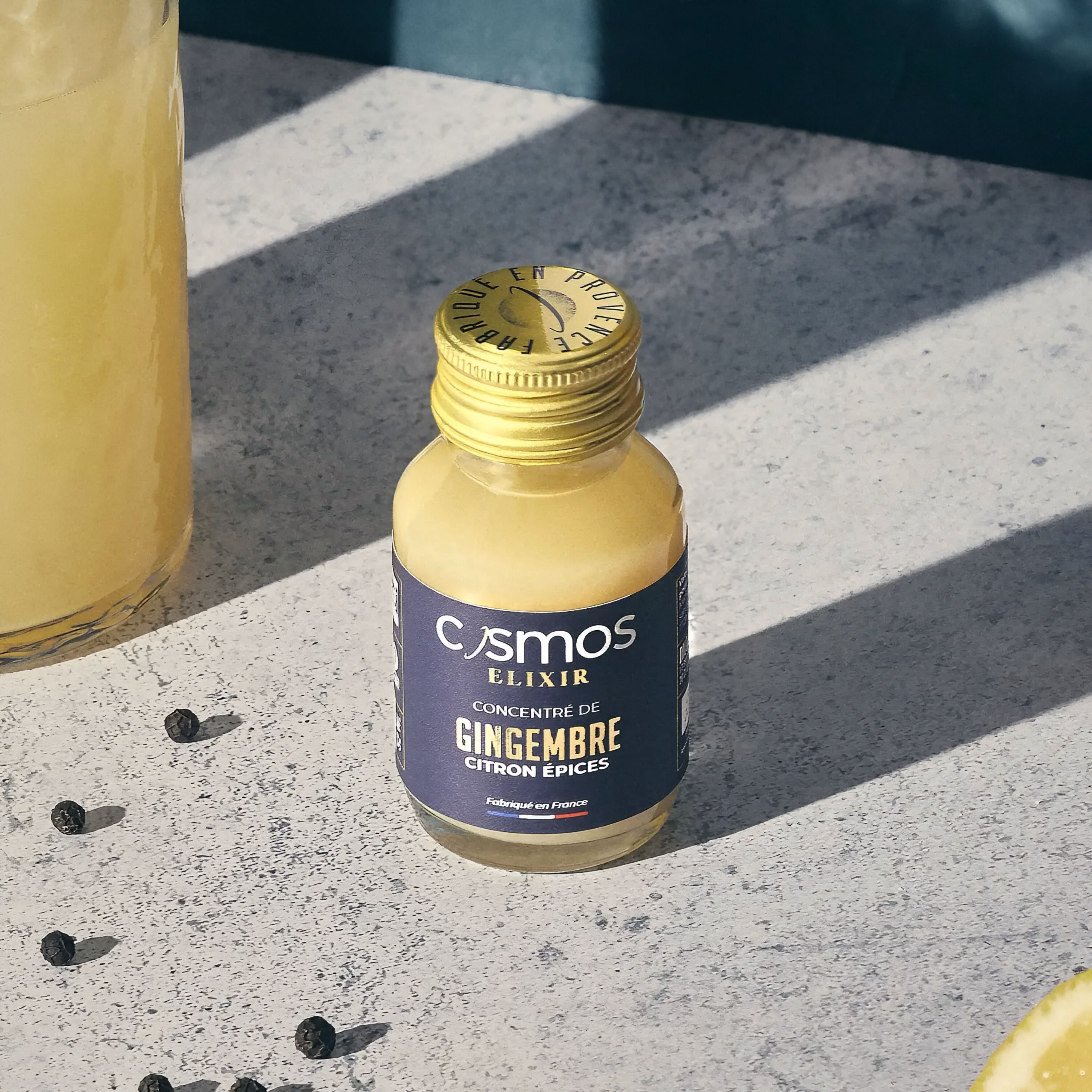 COSMOS ÉLIXIR – Ingwerkonzentrat: Bio-Zitronengewürze