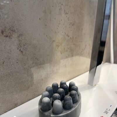 Jabón de afeitar gris mármol de Estée