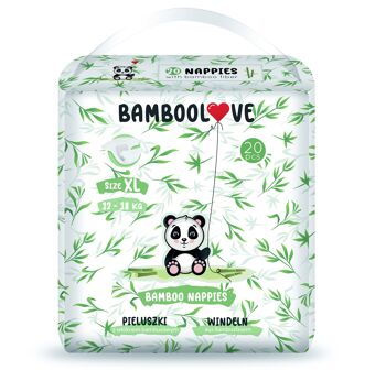 Couches en BAMBOU taille XL (12-17 kg) 20 pcs BAMBOOLOVE 1