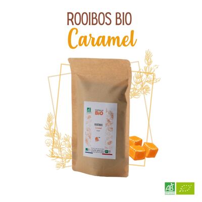 ROOIBOS ORGANIC CARAMEL infusion - special thin cut instant infusion - 100 g bag
